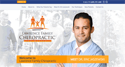 Desktop Screenshot of lawrencefamilychiro.com